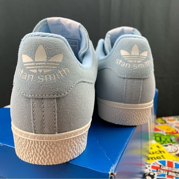 Adidas Stan Smith CS Light Blue Suede Women's Various Sizes - Picture 9 of 13